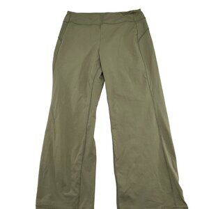 Duluth Pants Women Large x 31L Green Bootcut Soft Supple Nylon Stretch‎ Outdoor